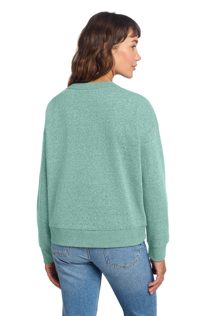 District Women's Perfect Tri Fleece V-Neck Sweatshirt DT1312