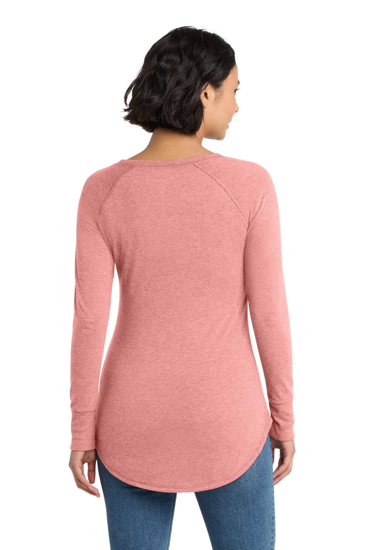 District  Women's Perfect Tri  Long Sleeve Tunic Tee. DT132L