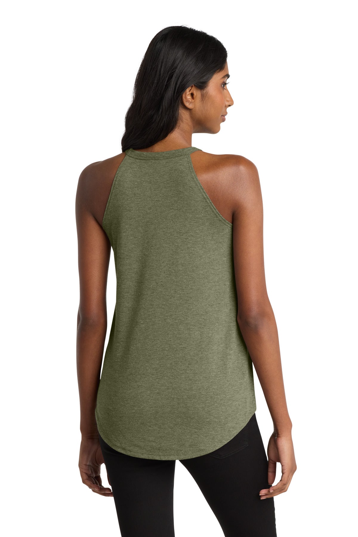 District   Women's Perfect Tri  Rocker Tank. DT137L