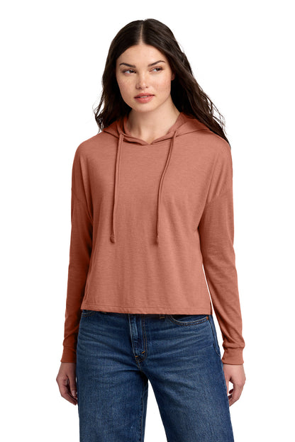 District Women's Perfect Tri Midi Long Sleeve Hoodie DT1390L