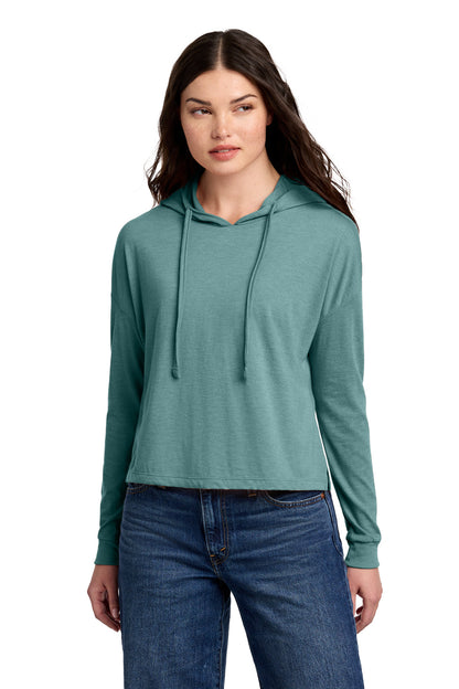 District Women's Perfect Tri Midi Long Sleeve Hoodie DT1390L