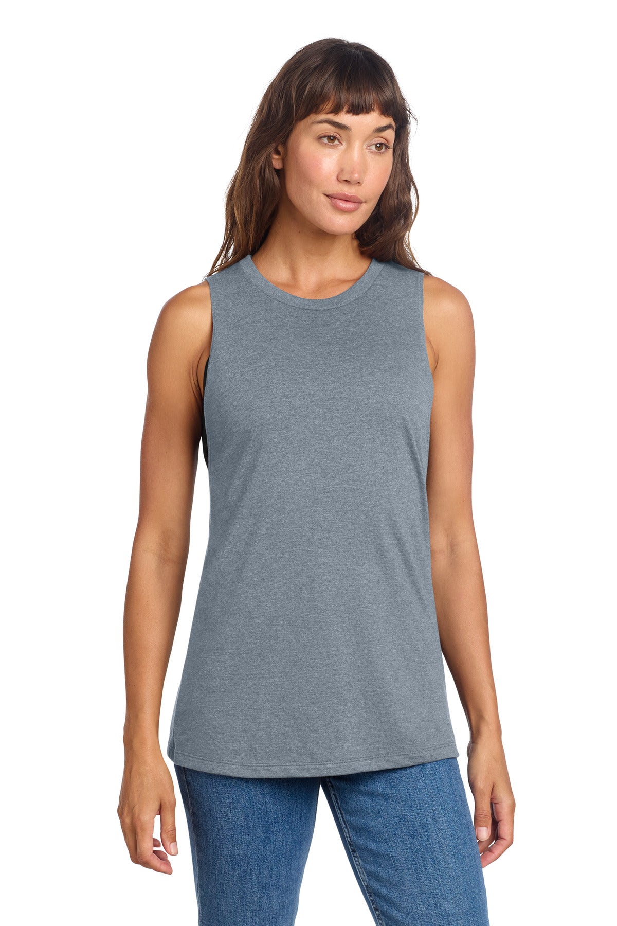 District Women's Perfect Tri Muscle Tank DT153