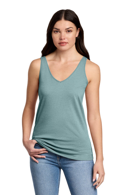 District Women's Perfect Blend CVC V-Neck Tank DT154