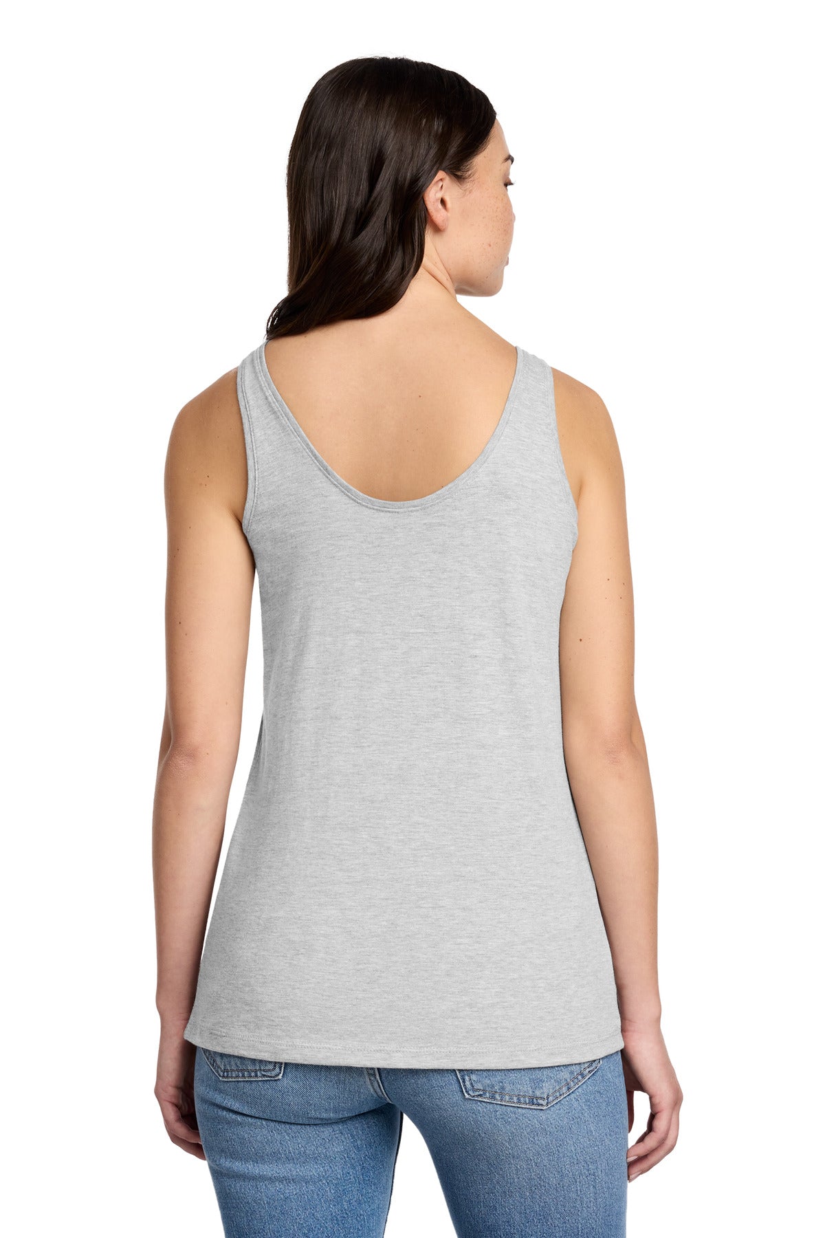 District Women's Perfect Blend CVC V-Neck Tank DT154