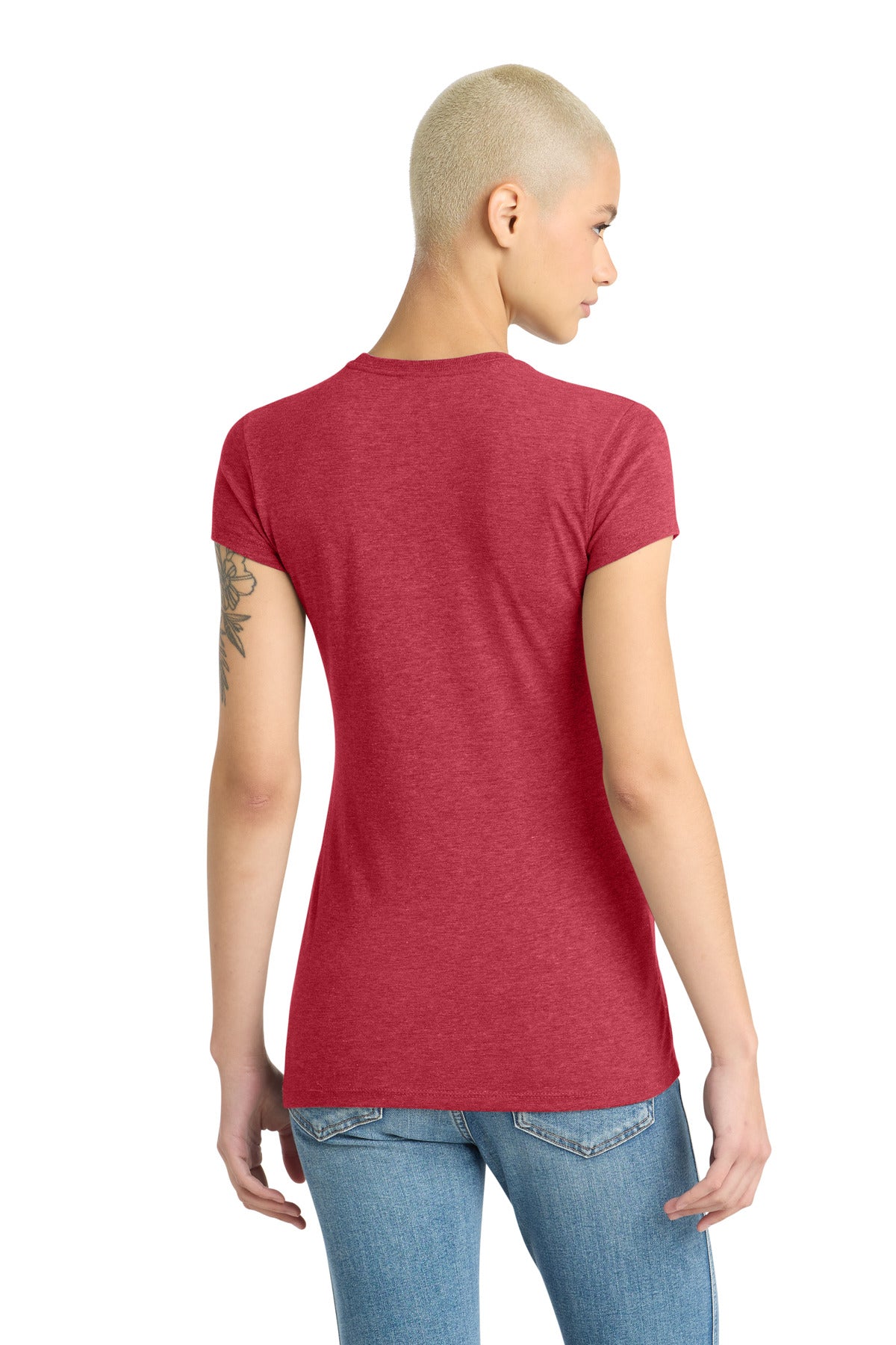District  Women's Fitted Perfect Tri  Tee. DT155