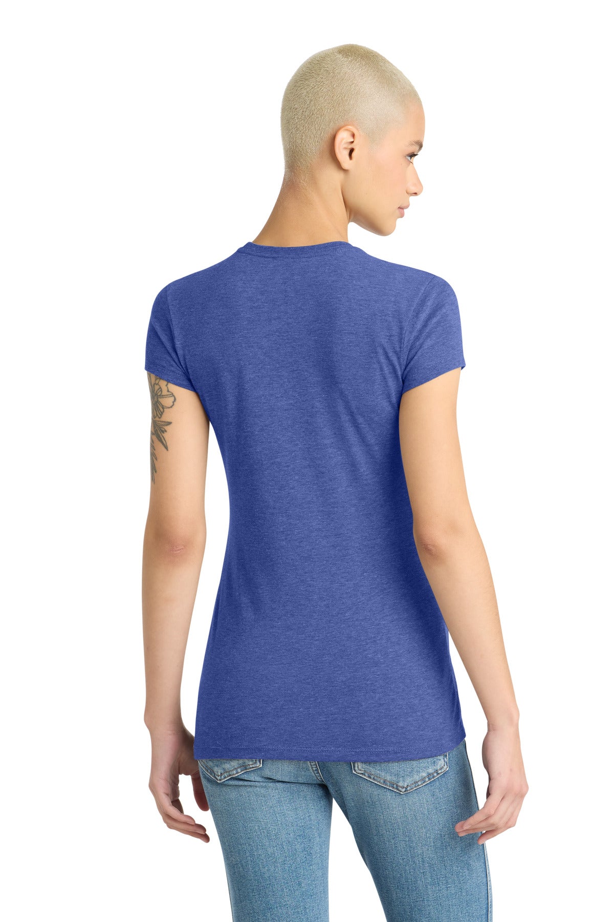 District  Women's Fitted Perfect Tri  Tee. DT155