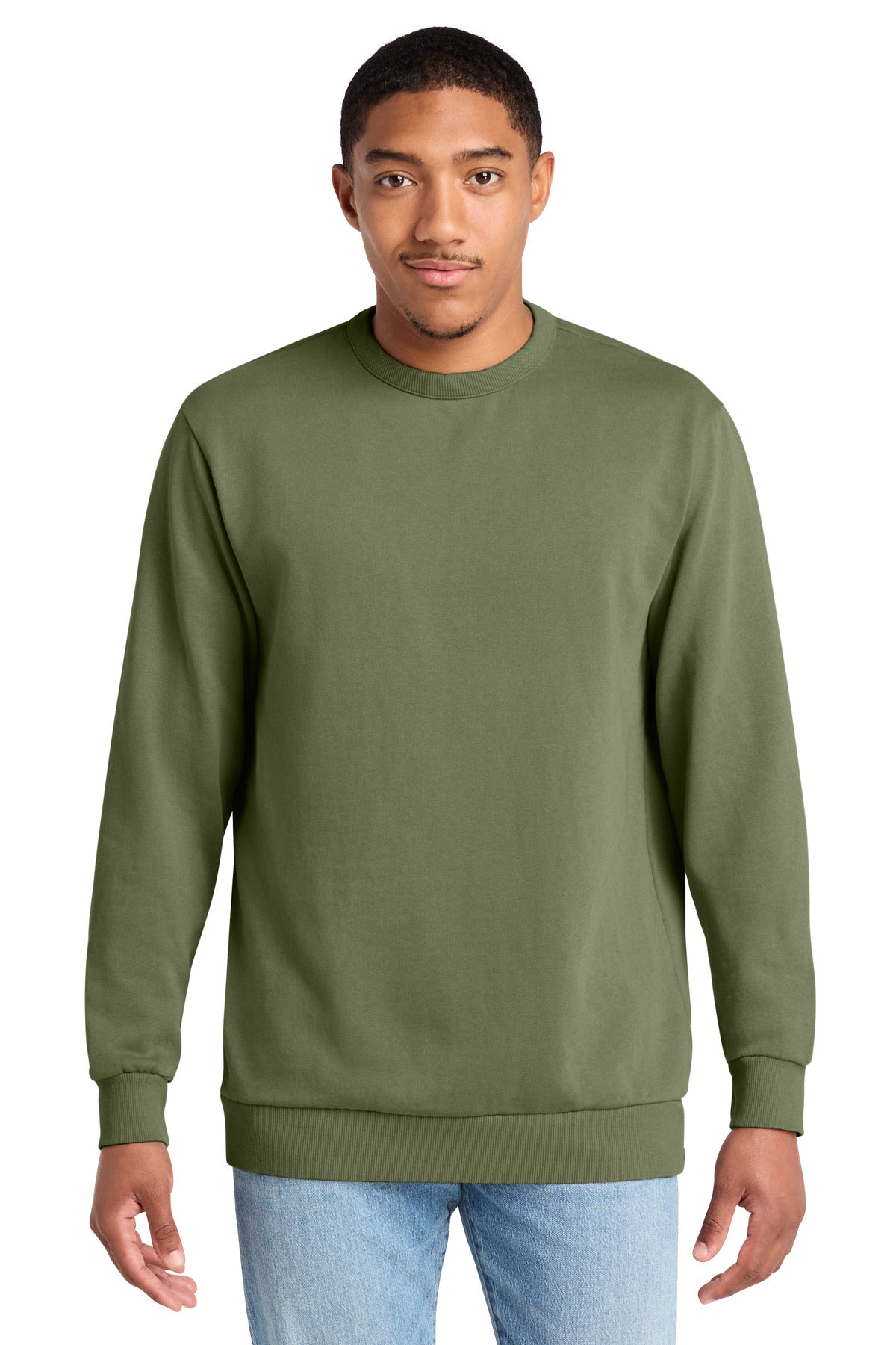 District Wash Fleece Crew DT2204