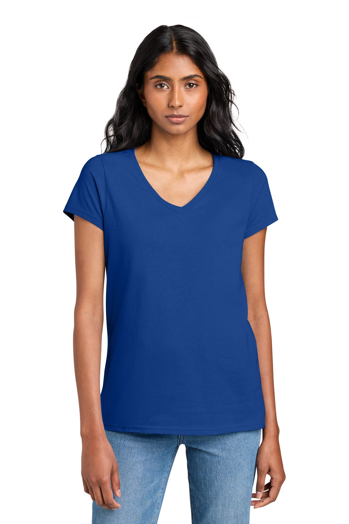 District Women's The Concert Tee V-Neck DT5002