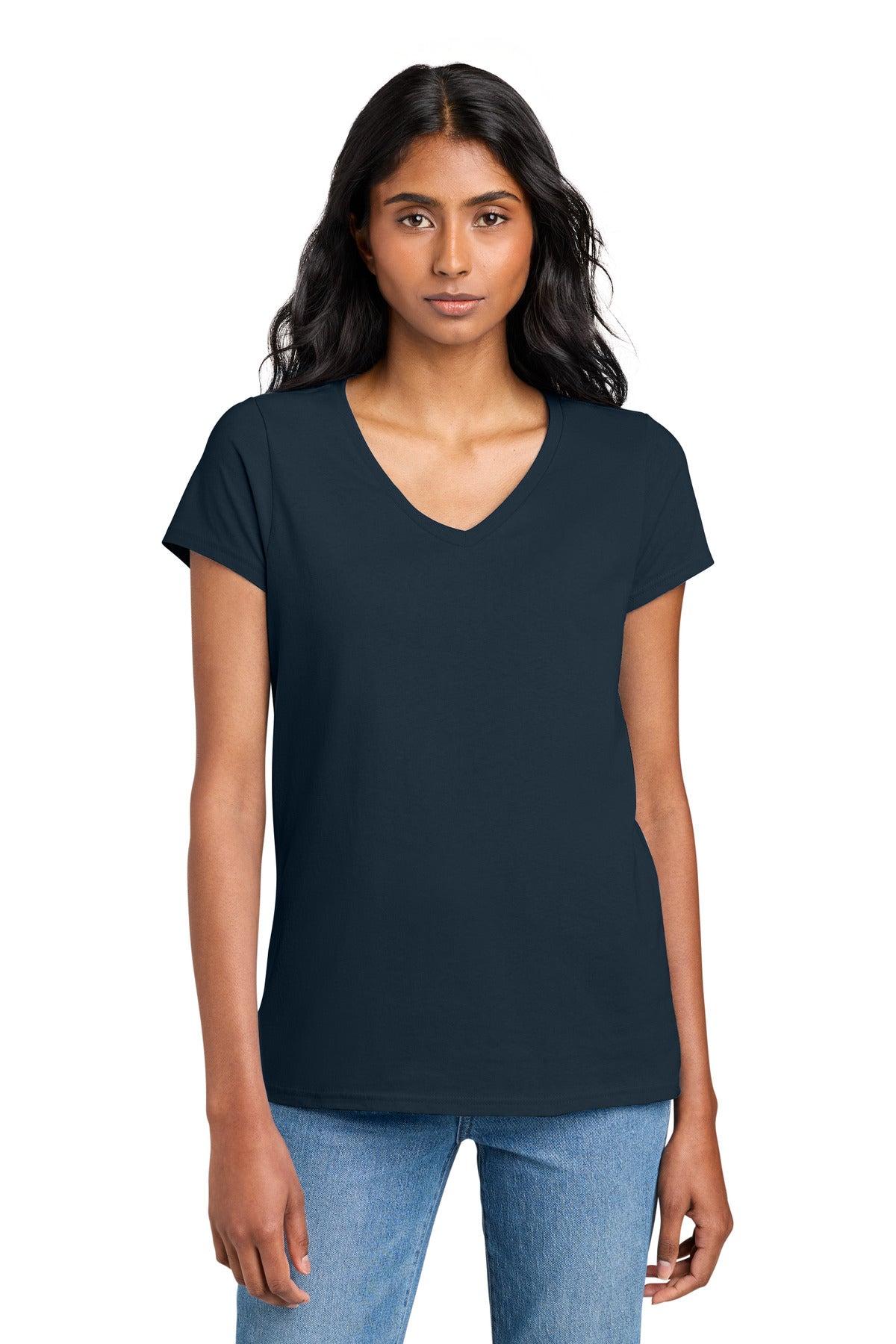 District Women's The Concert Tee V-Neck DT5002