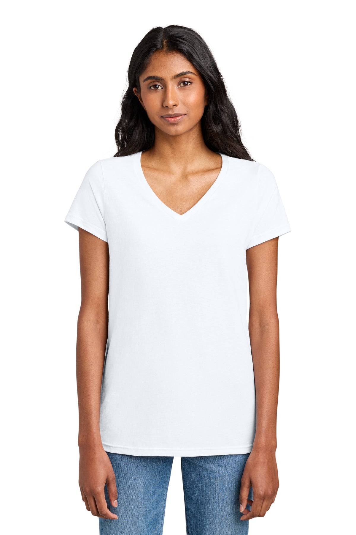 District Women's The Concert Tee V-Neck DT5002