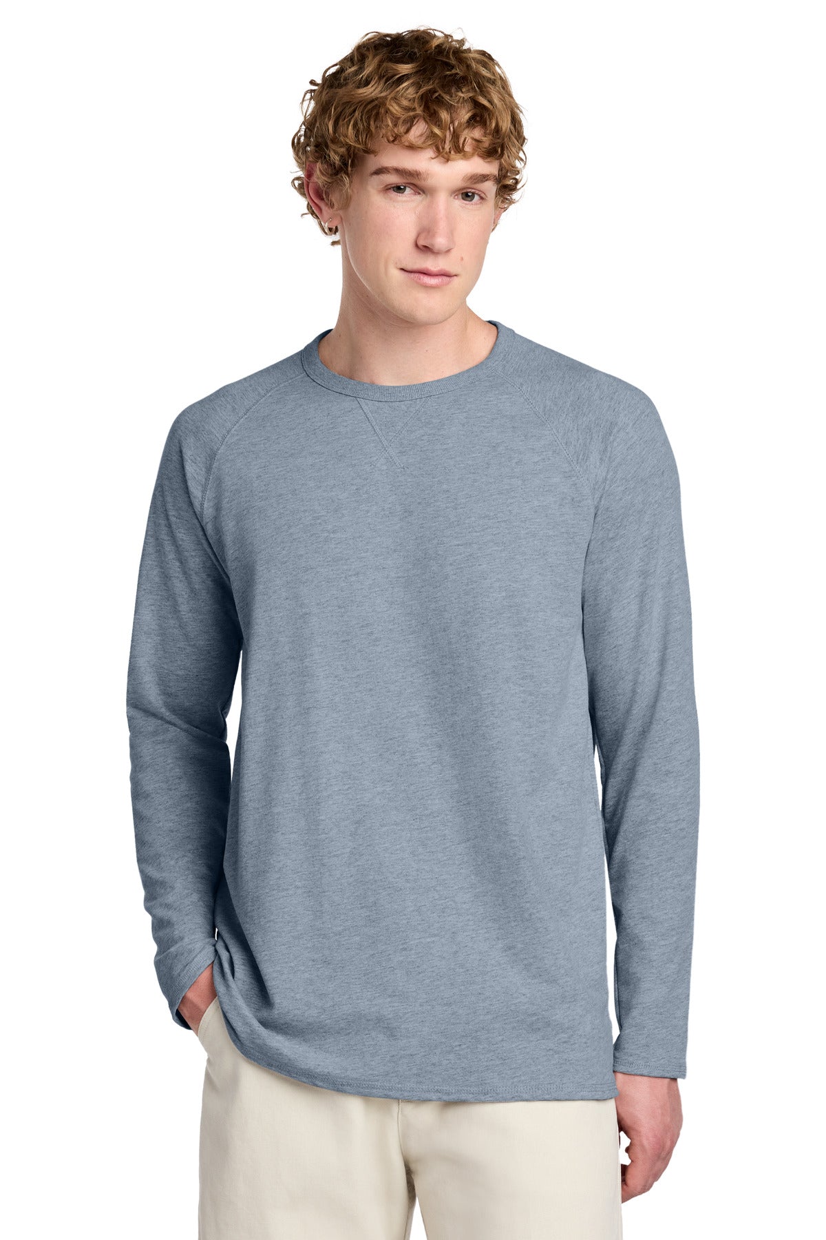 District Featherweight French Terry Long Sleeve Crewneck DT572