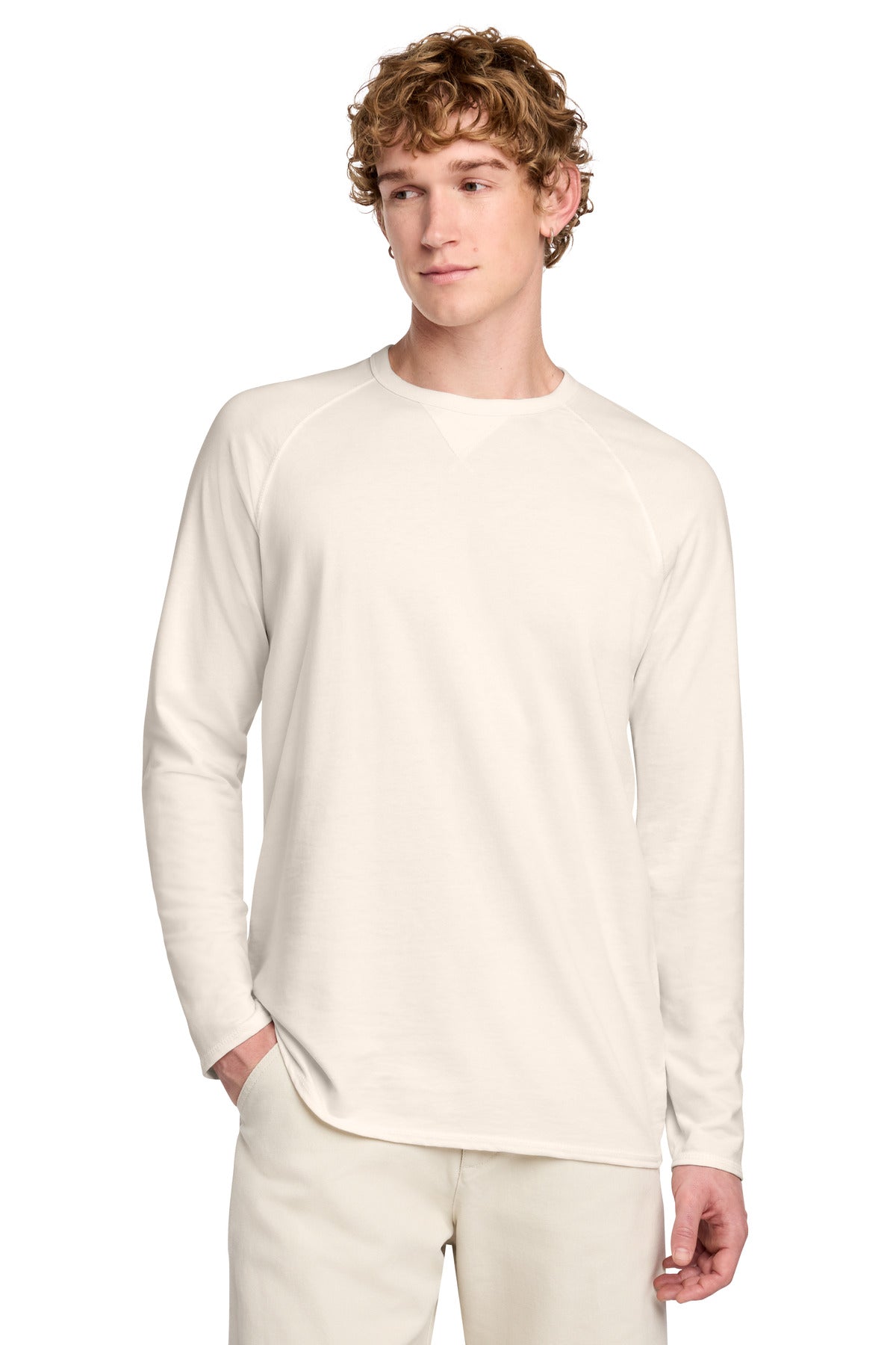 District Featherweight French Terry Long Sleeve Crewneck DT572