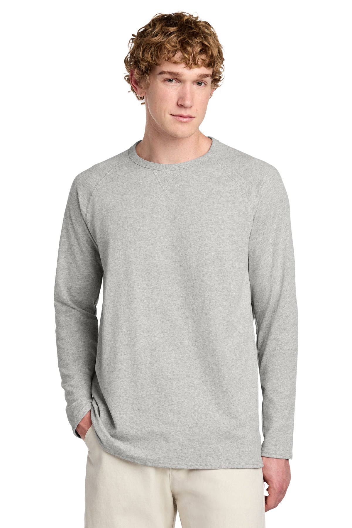 District Featherweight French Terry Long Sleeve Crewneck DT572