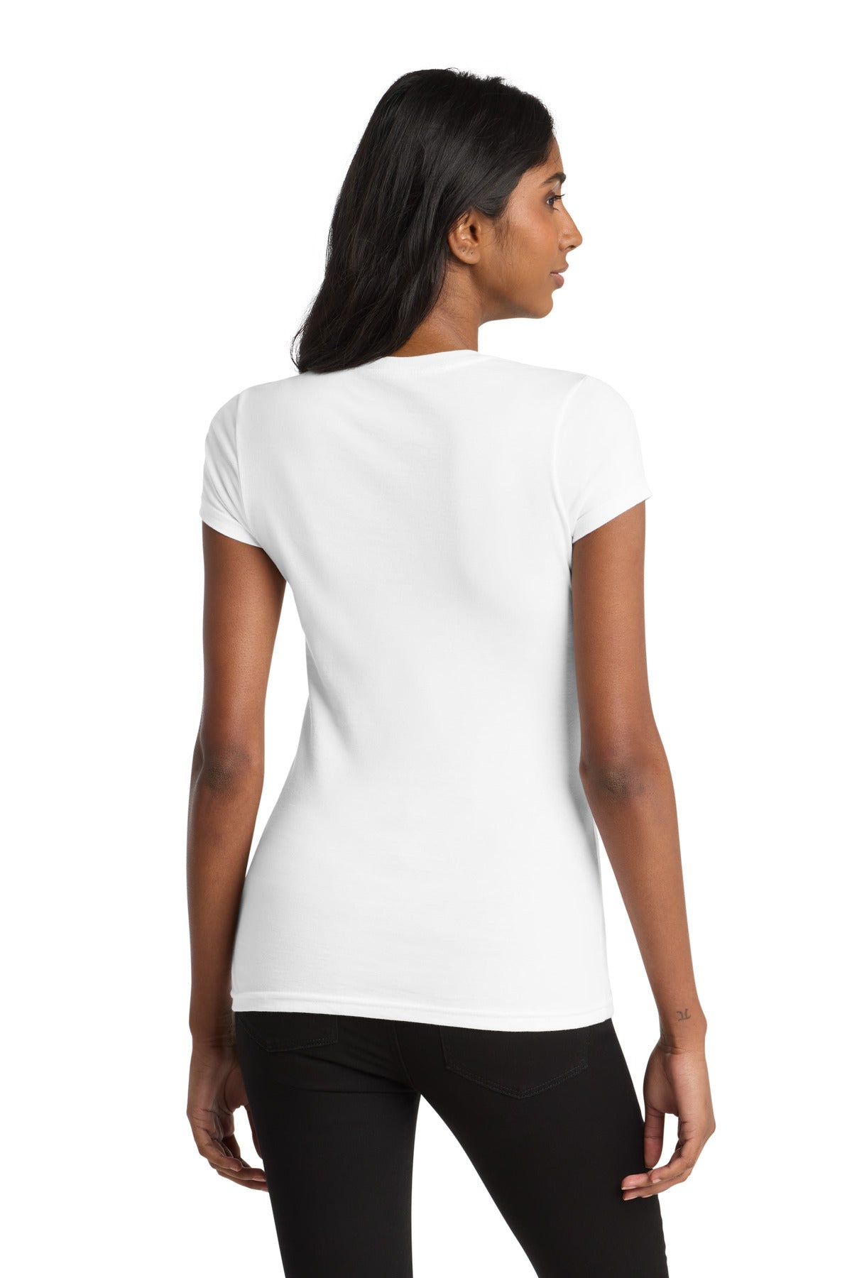 District Women's Fitted Very Important Tee. DT6001