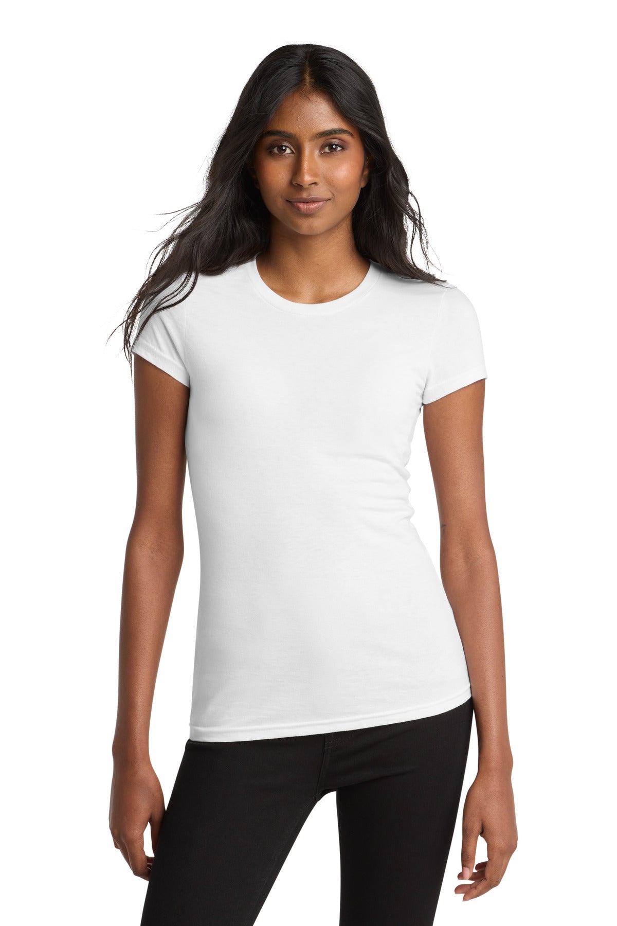 District Women's Fitted Very Important Tee. DT6001