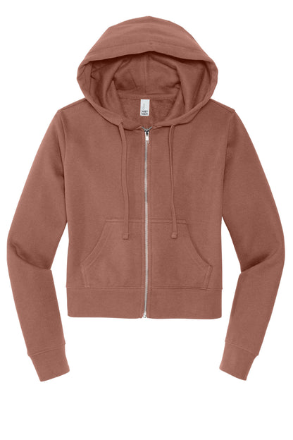 District Women's V.I.T. Fleece Full-Zip Hoodie DT6103