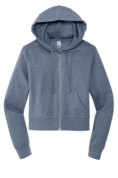 District Women's V.I.T. Fleece Full-Zip Hoodie DT6103