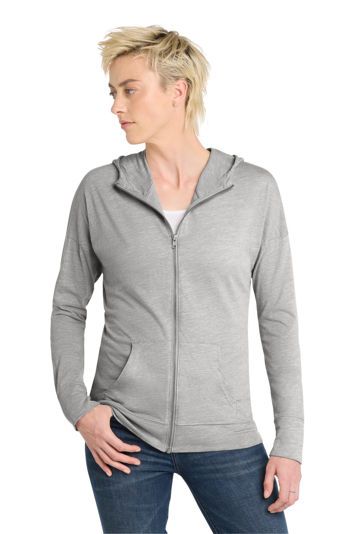 District  Women's Medal Full-Zip Hoodie. DT665