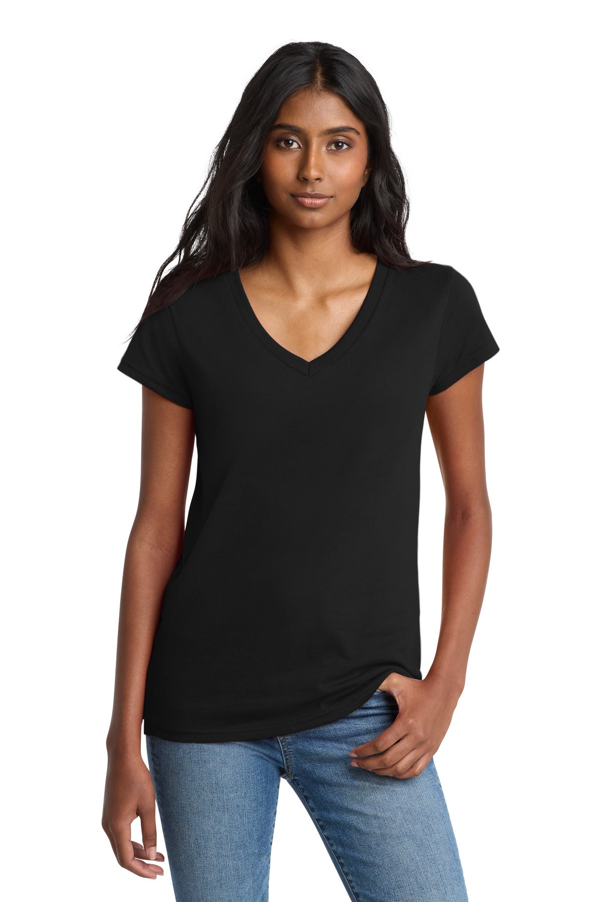 District  Women's Re-Tee  V-Neck DT8001
