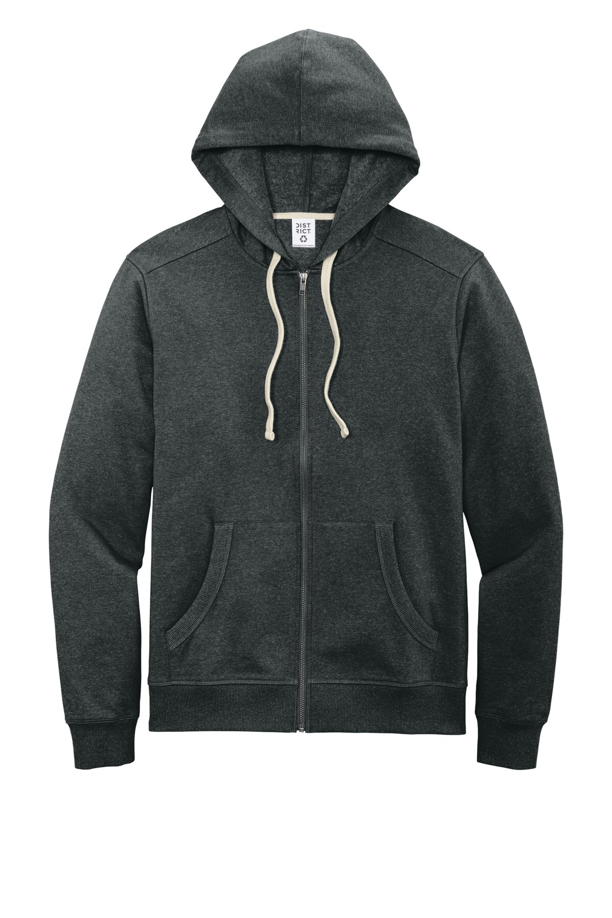 District Re-FleeceFull-Zip Hoodie DT8102
