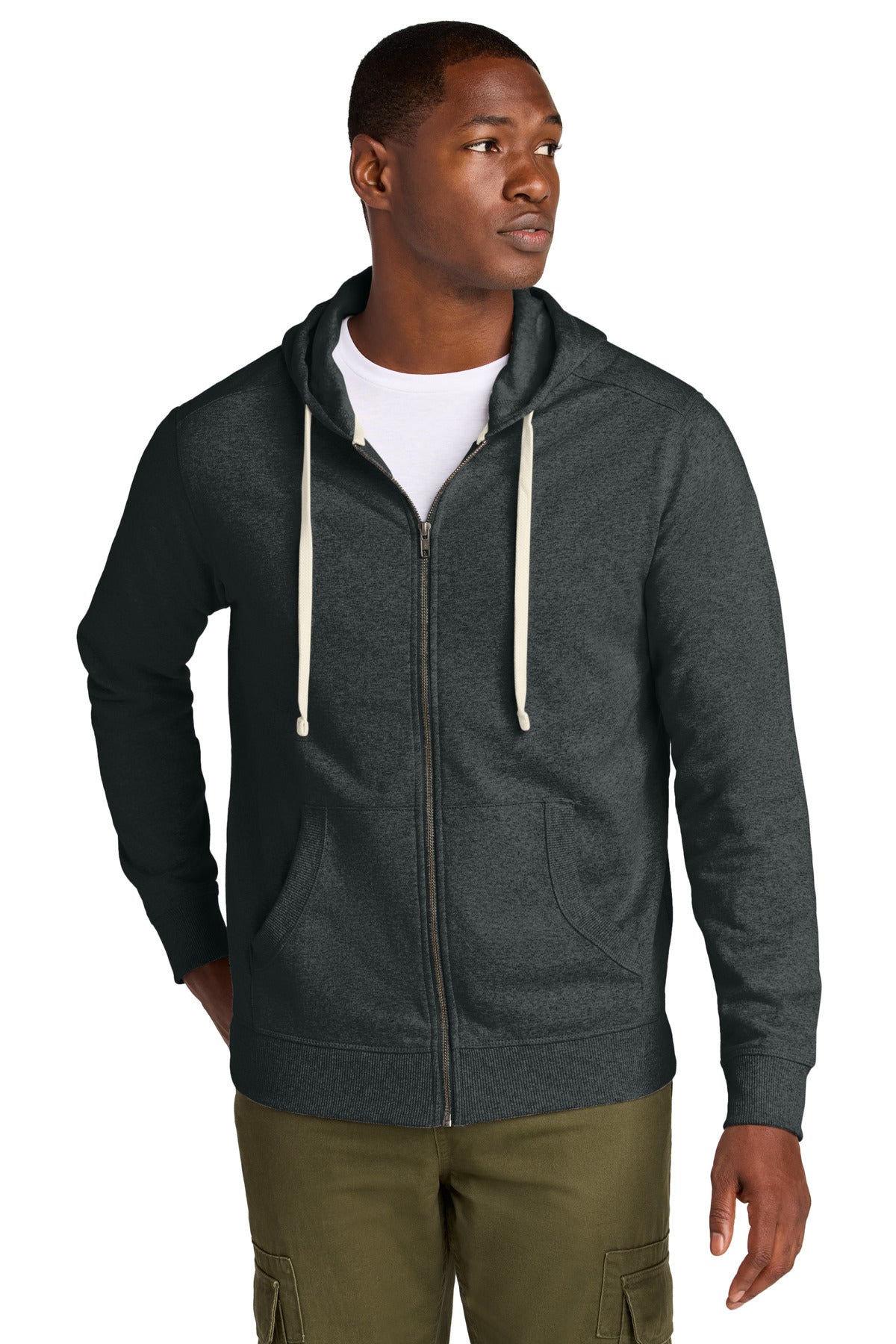District Re-FleeceFull-Zip Hoodie DT8102