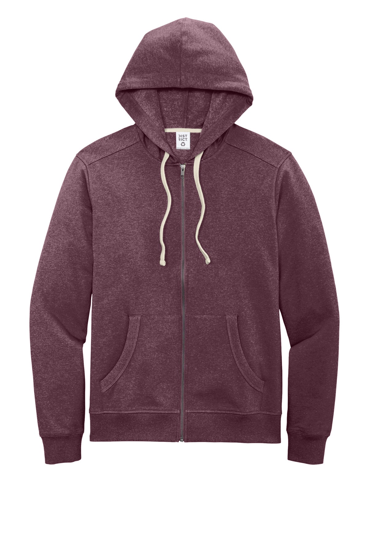 District Re-FleeceFull-Zip Hoodie DT8102