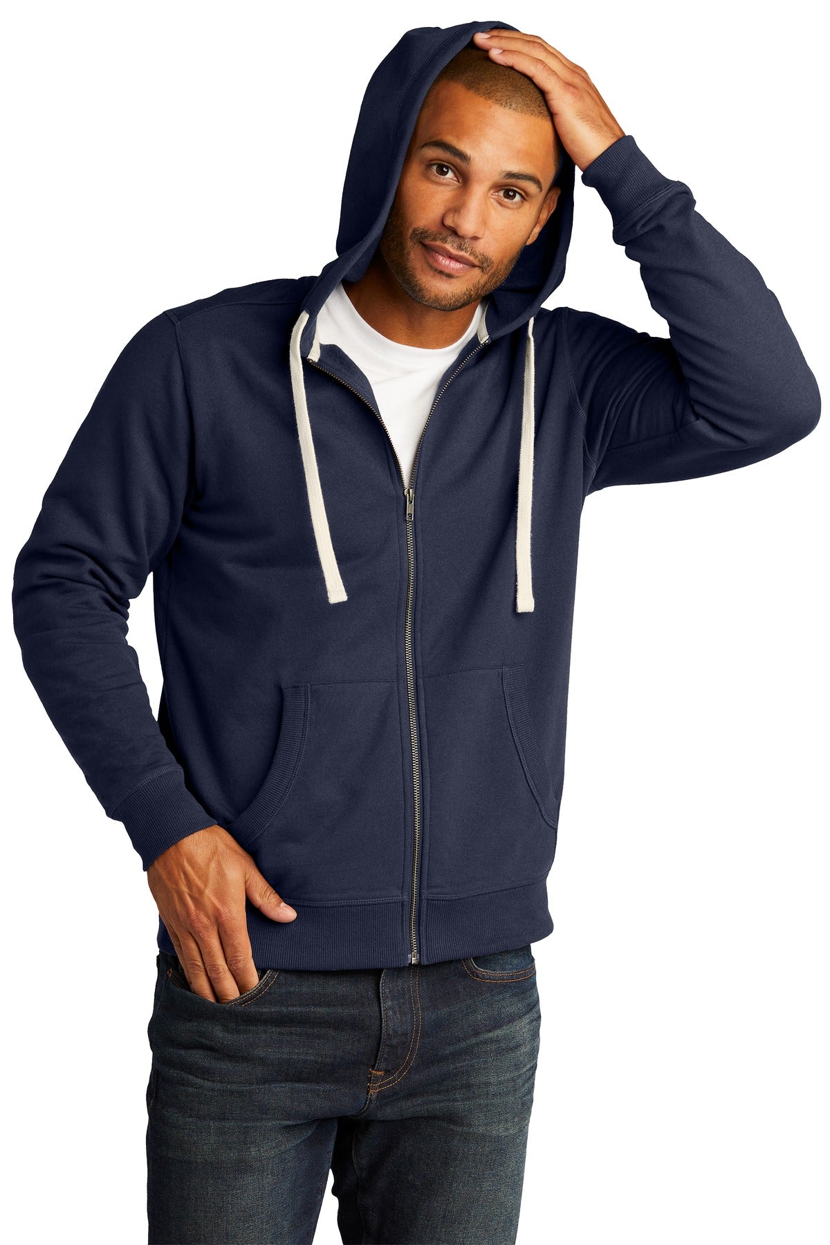 District Re-FleeceFull-Zip Hoodie DT8102