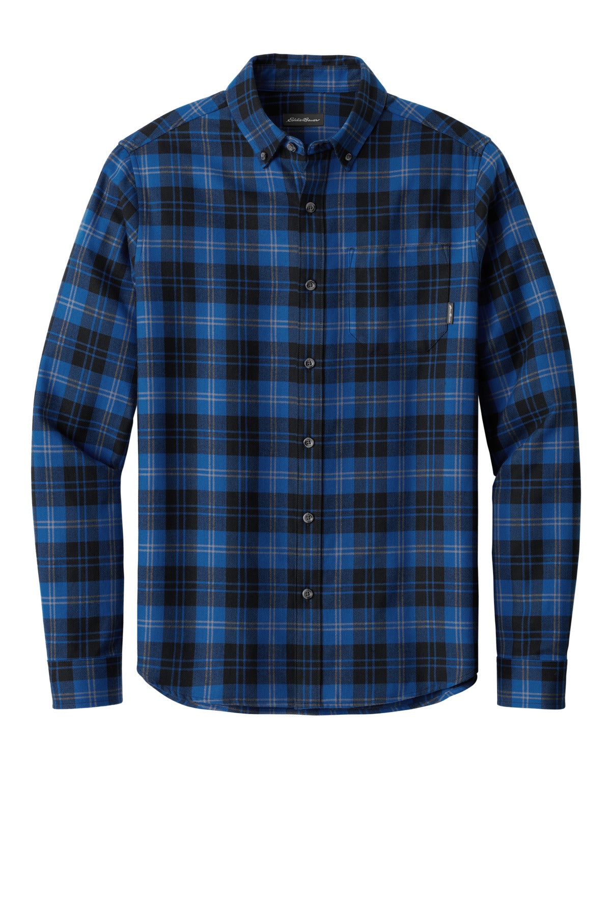 Eddie Bauer Long Sleeve Favorite Flannel Plaid Shirt EB610