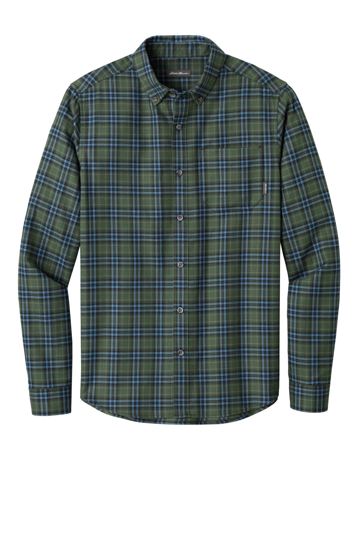 Eddie Bauer Long Sleeve Favorite Flannel Plaid Shirt EB610