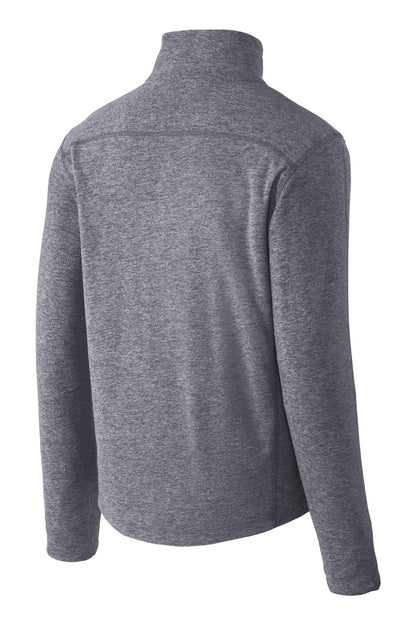 Port Authority Heather Microfleece Full-Zip Jacket. F235