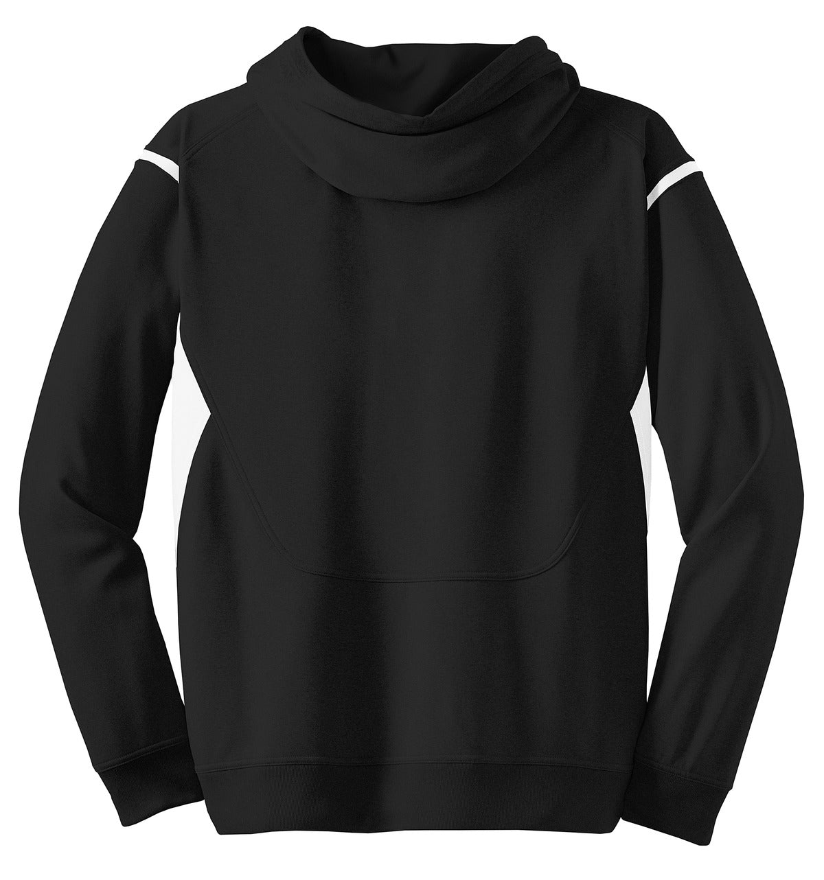 Sport-Tek Tech Fleece Colorblock Hooded Sweatshirt. F246