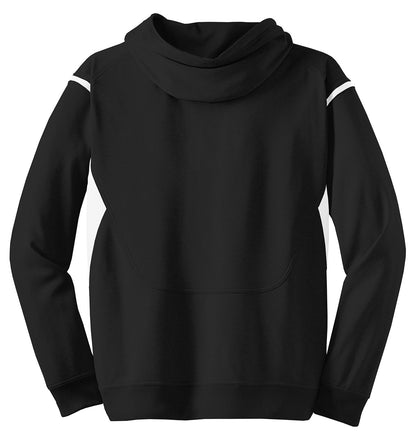 Sport-Tek Tech Fleece Colorblock Hooded Sweatshirt. F246