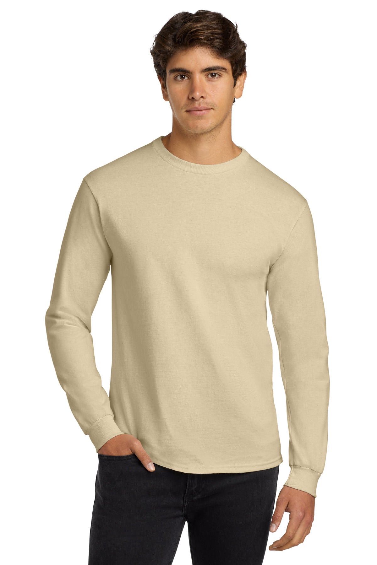 Gildan - Ultra Cotton 100% US Cotton Long Sleeve T-Shirt.  G2400