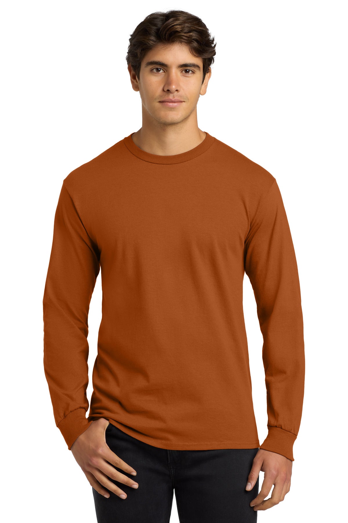 Gildan - Ultra Cotton 100% US Cotton Long Sleeve T-Shirt.  G2400