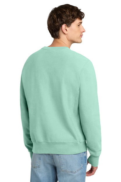 Champion  Reverse Weave  Garment-Dyed Crewneck Sweatshirt. GDS149