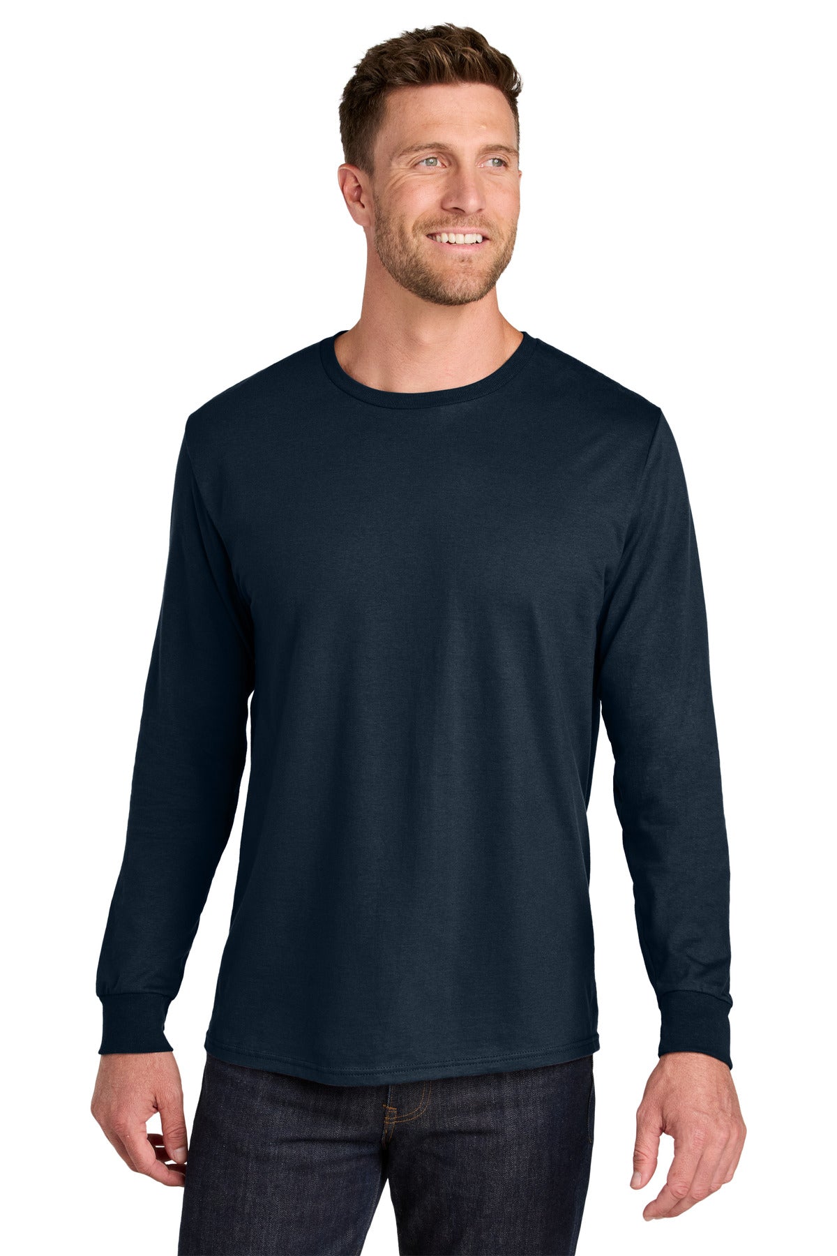 Jerzees Ultimate Unisex Ring Spun Long Sleeve T-Shirt IC46L