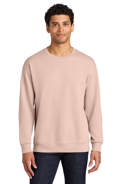 Jerzees Ultimate Unisex CVC Ring Spun Crewneck Sweatshirt IC48M