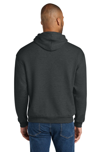 Jerzees Ultimate Unisex CVC Ring Spun Hooded Sweatshirt IC49M