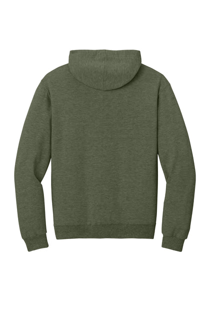 Jerzees Ultimate Unisex CVC Ring Spun Hooded Sweatshirt IC49M