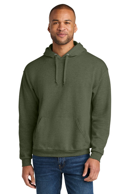 Jerzees Ultimate Unisex CVC Ring Spun Hooded Sweatshirt IC49M