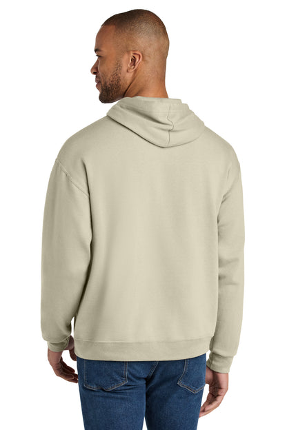 Jerzees Ultimate Unisex CVC Ring Spun Hooded Sweatshirt IC49M