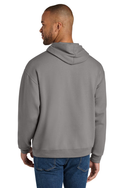Jerzees Ultimate Unisex CVC Ring Spun Hooded Sweatshirt IC49M