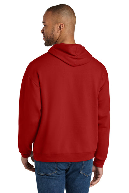 Jerzees Ultimate Unisex CVC Ring Spun Hooded Sweatshirt IC49M