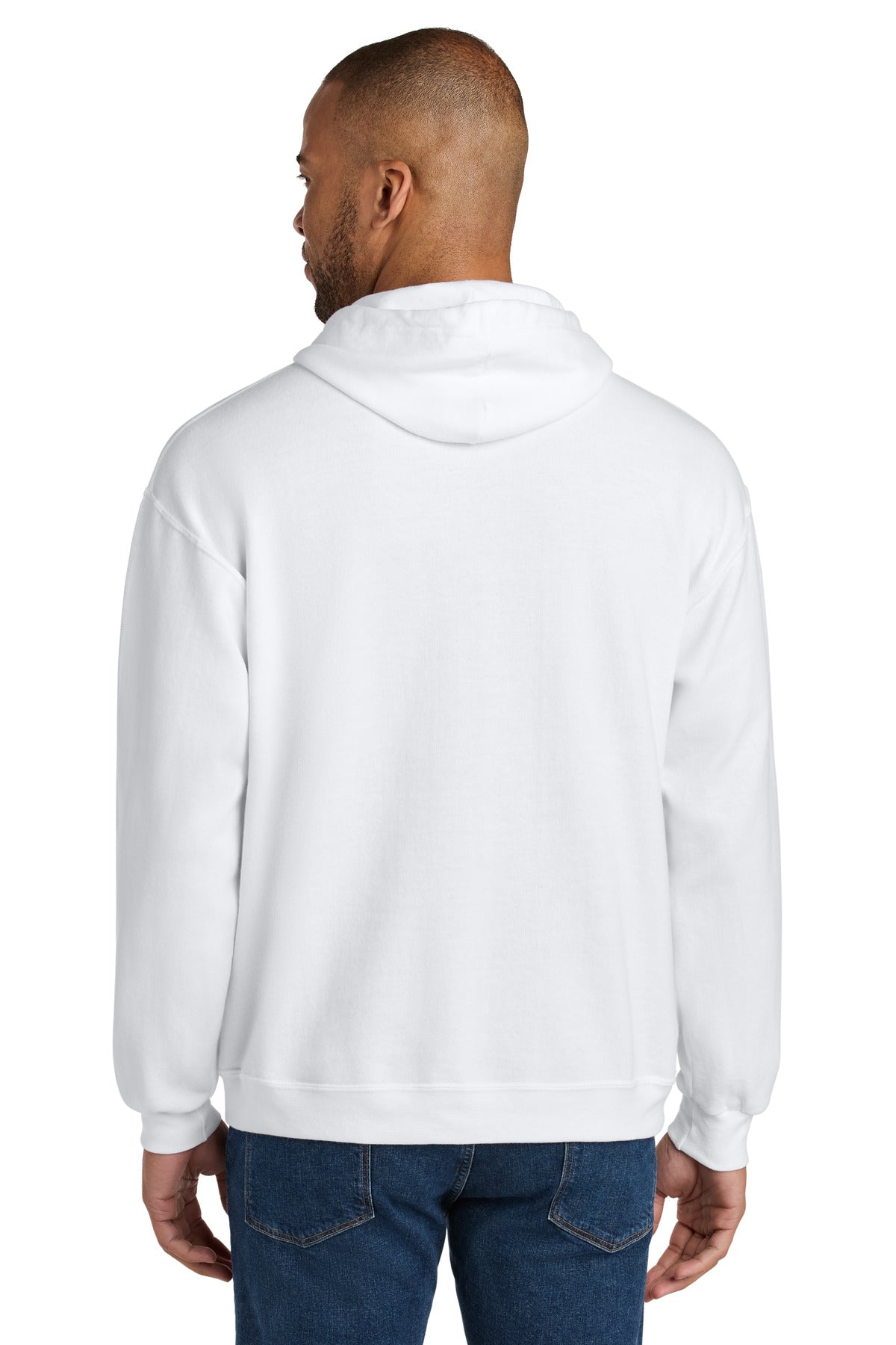 Jerzees Ultimate Unisex CVC Ring Spun Hooded Sweatshirt IC49M