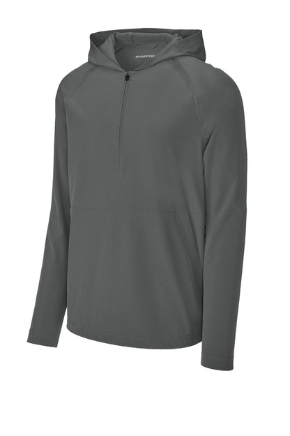 Sport-Tek Repeat 1/2-Zip Long Sleeve Hooded Jacket JST488