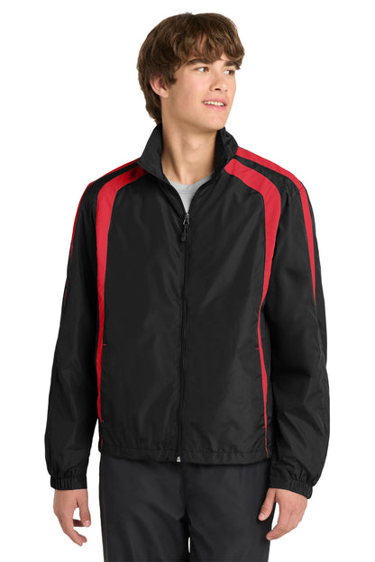 Sport-Tek Colorblock Raglan Jacket. JST60