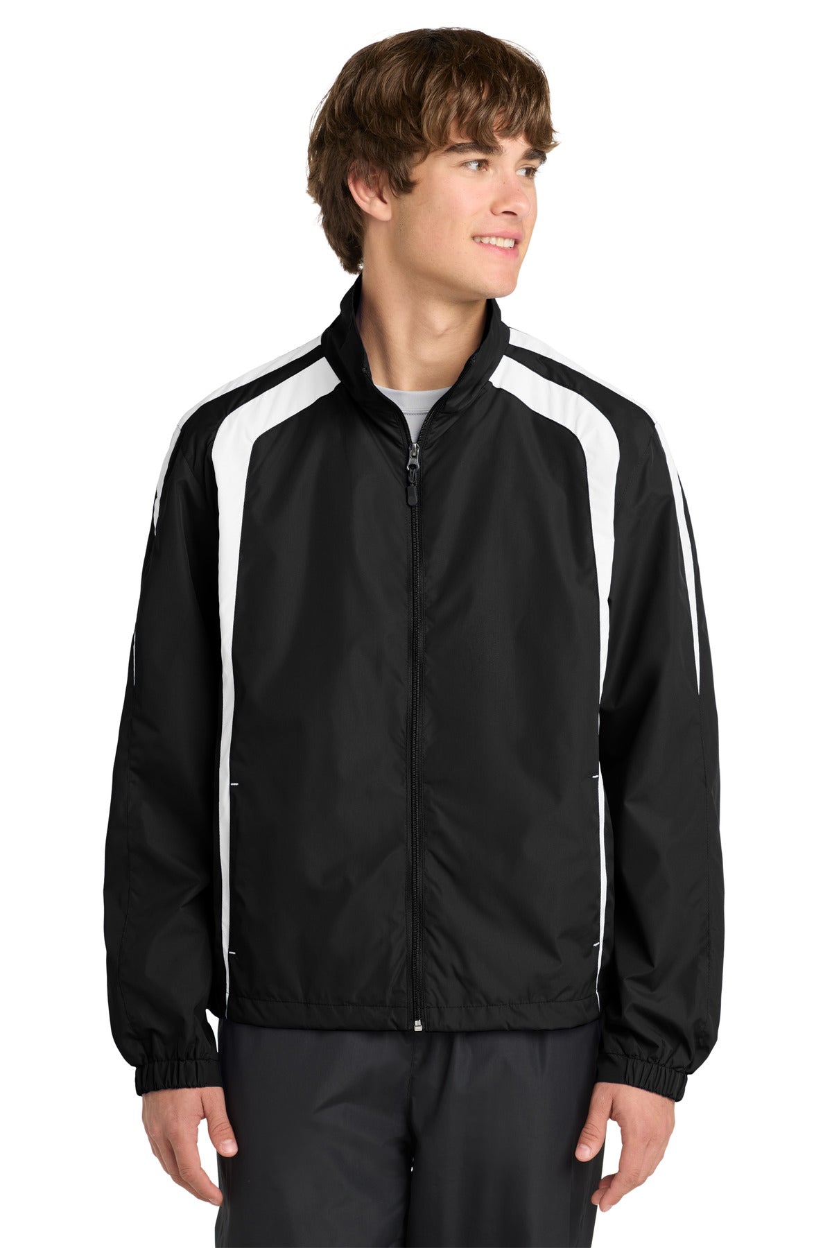Sport-Tek Colorblock Raglan Jacket. JST60