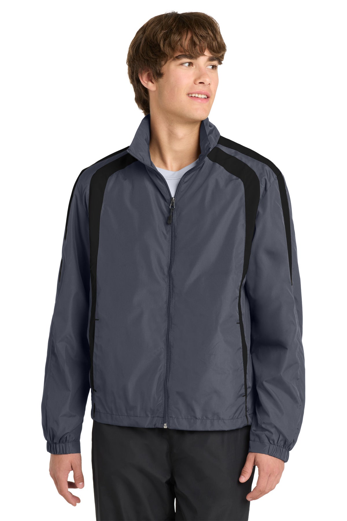 Sport-Tek Colorblock Raglan Jacket. JST60