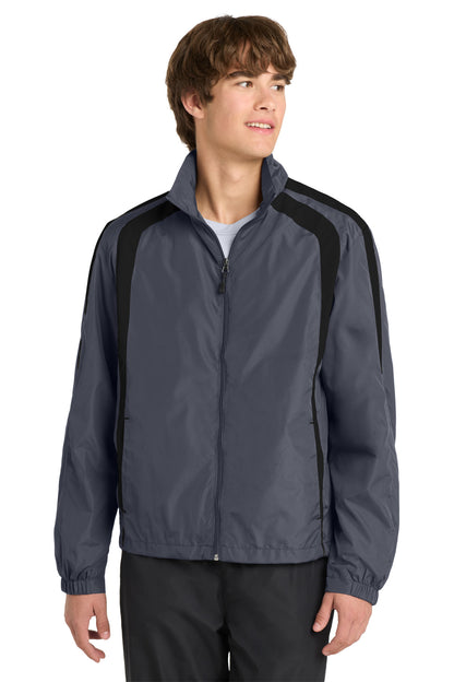 Sport-Tek Colorblock Raglan Jacket. JST60