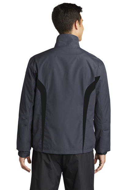 Sport-Tek Colorblock Raglan Jacket. JST60